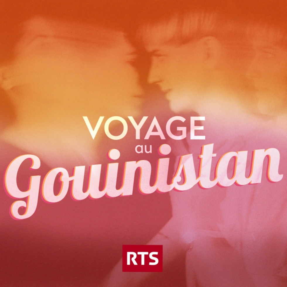 Voyage au Gouinistan, un podcast de Christine Gonzalez et Aurélie Cuttat. Visuel © RTS