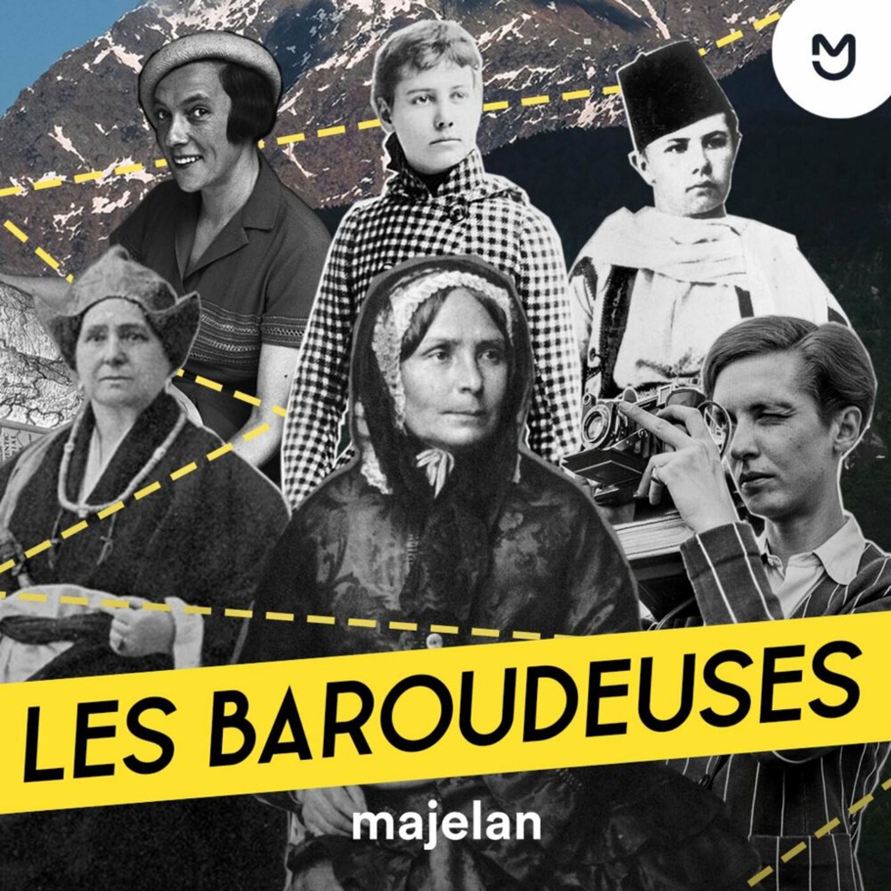 Les Baroudeurs, un podcast du studio Majelan. Visuel © Majelan