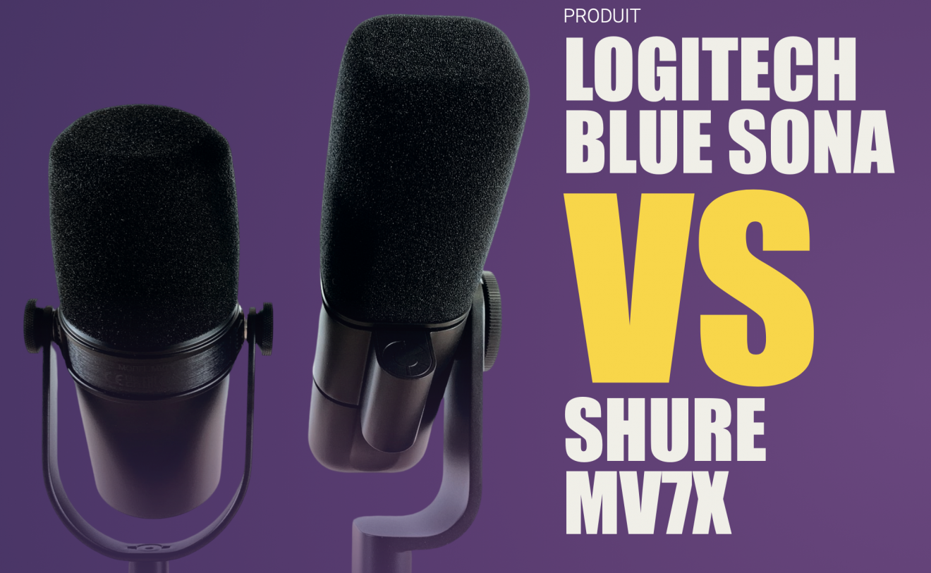 Logitech Blue Sona VS Shure MV7X