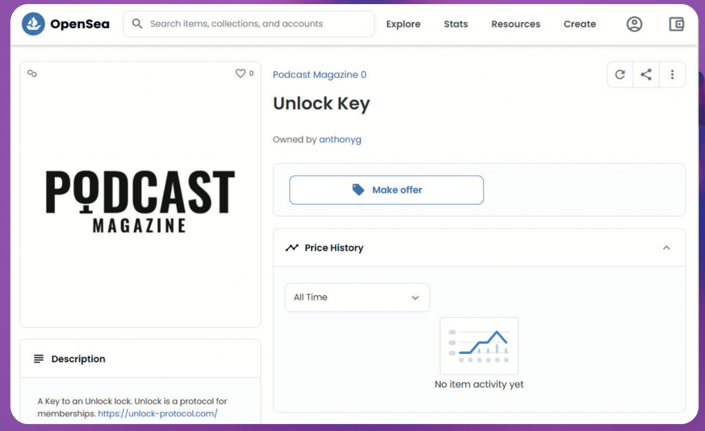 Tutoriel : créer un NFT pour monétiser son podcast
