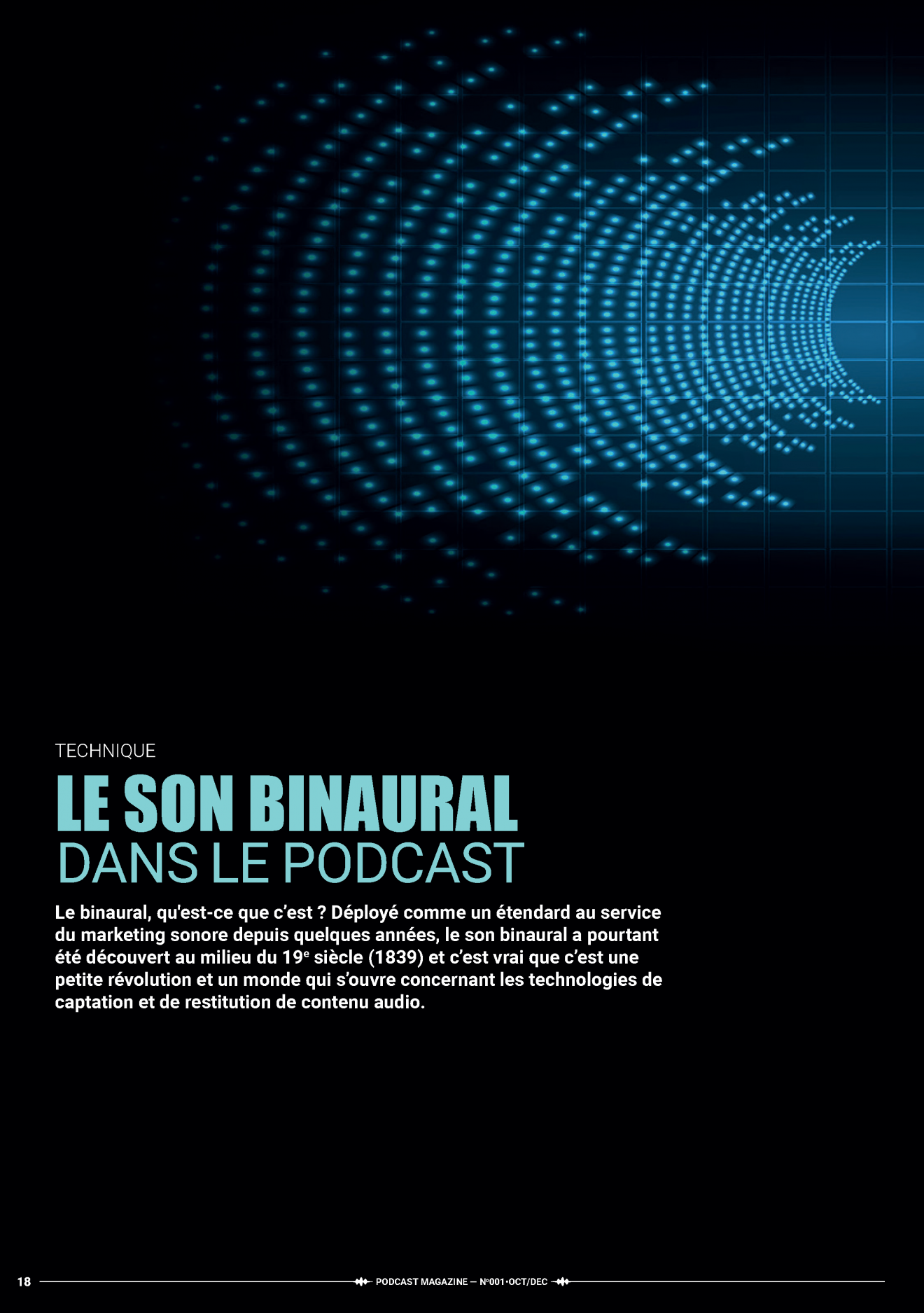 Le son binaural dans le podcast