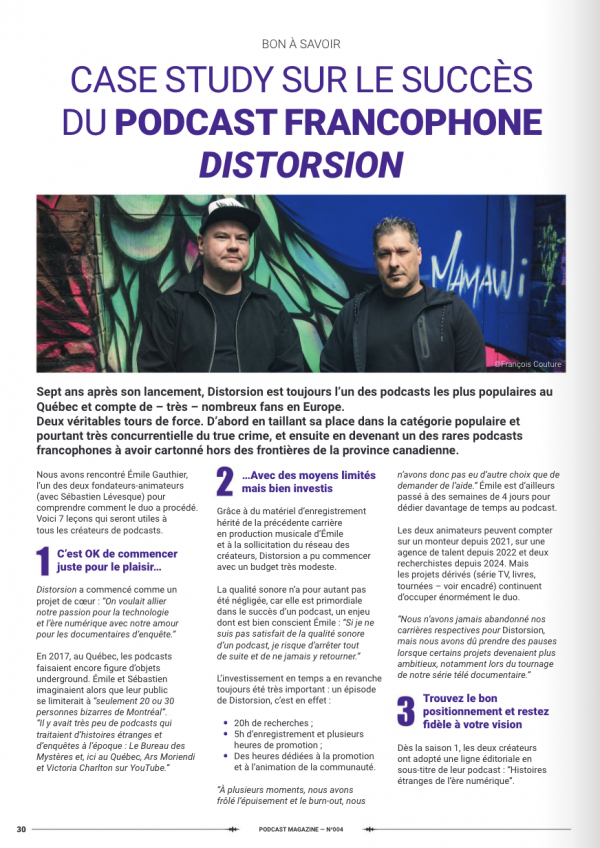 Papier - Podcast Magazine N°04 - Vente au numéro – Image 11