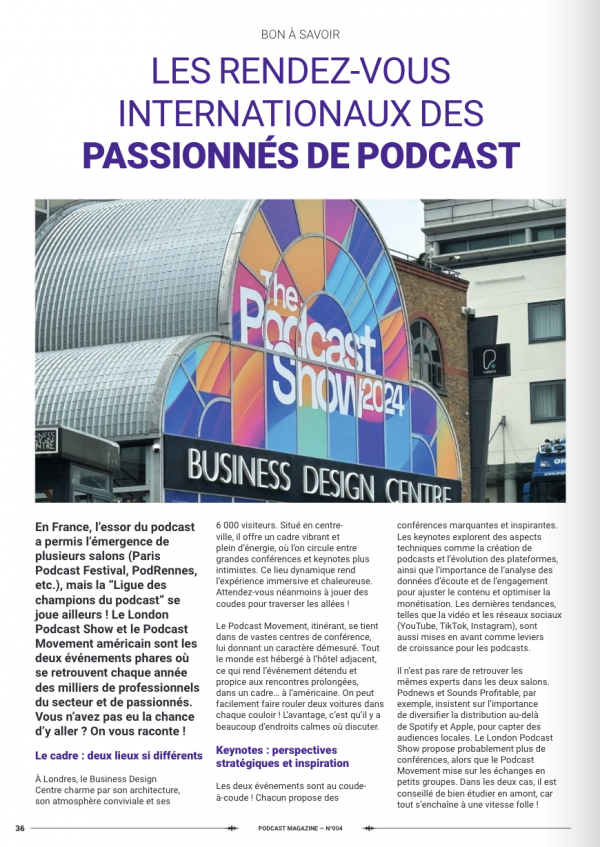 Papier - Podcast Magazine N°04 - Vente au numéro – Image 12