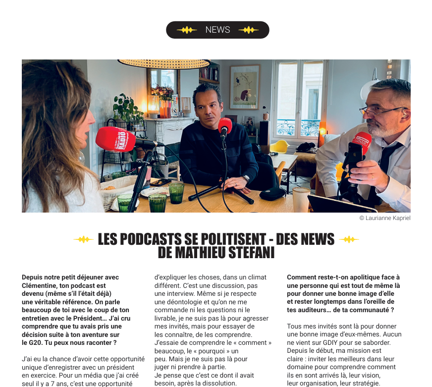 les podcasts se politisent